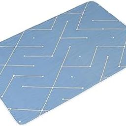 GEDRACKPMYN Incontinence Bed Pads, Reusable Waterproof Leakproof Senior Care Underpads Sheet Protector, Washable for Elderly for Adults Diapers Pee Mat,100 * 150CM-image-31
