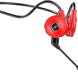 CALANDIS™ Bone Conduction Headphones with Mic for Running Driving Low Latency Red | Headphones | Portable Audio & Headphones-image-42