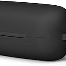 Geekria Silicone Case Cover Compatible with Sony WF-C510 True Wireless Earbuds, Protective Earphones Skin Cover with Keychain Hook, Charging Port Accessible, Front LED Visible (Black)-image-50