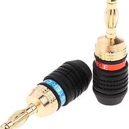 MERISHOPP 2Pcs 24K Gold Plated Speaker Cable Audio Cable Gold Banana Plug for Speaker|Computers/Tablets & Networking | Home Networking & Connectivity | USB Bluetooth Adapters/Dongles-14