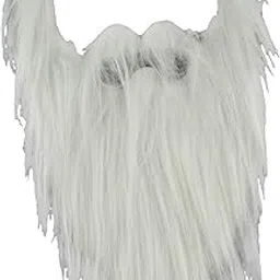 myaddiction Fake Beard Props Party Favors Funny Stage Performance Xmas Santa Claus Beard White-picture-49