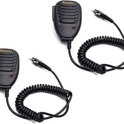 RENMAX Air Acoustic Tube Covert Wired Earpiece Throat Mic Earphone Headset 2-Pin Audio Connector Suitable for Models VU-5R, BF-88S etc (Pack of 5)-image-32