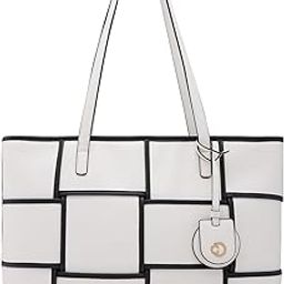 Modica Tote Bag, Medium | Stylish Handbag for Women with Multi-Compartment | Spacious, Versatile Office & Daily Essentials Tote | Comfortable Strap, Zip Closure-image-48