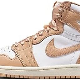 Women's Air Jordan 1 Mid Shoes Sneaker, Praline/Ghost White/Sail/Mud Brown, 7.5 UK-image-62
