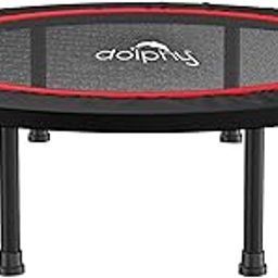 Dolphy 48" Foldable Mini Trampoline, Exercise Trampoline for Kids or Adults, Indoor,Garden/Workout Cardio Fitness Rebounder Trampoline with Safety Pad. - Max Load 100 kg.-image-33