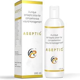 ASEPTIC Natural Antiseptic Lotion - 100ml | Wound Healing & Infection Prevention | Organic Antiseptic for Diabetic Foot Ulcers, Bed Sores, Gangrene, Cuts, Scrapes, Burns | Soothing & Healing Skin Care-image-83