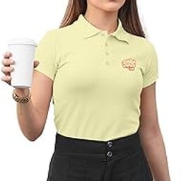 Women's Polo T-Shirt | Cotton Rich | Globally Certified Fabric | Wrinkle-Resistant | Colors Dont Fade | Regular Fit | Bold Design-image-83