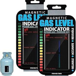 EXPORTTANZA Gas Cylinder Tank Level Indicator Tool, Gas Level Indicator, Reusable Propane Gauge LPG Fuel Level Sensor Card Home Kitchen Tool-28