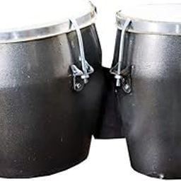 Two Piece Hand Made Wooden Bango Drum Set multi color-image-40