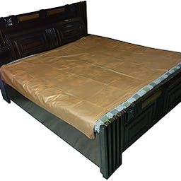 CASA-NEST Waterproof PVC Sheet Double Bed Mattress Protector (6.5x6ft, Colour and Design May Vary)-9