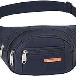 Running Waist Pack Portable Chest Bag for Women Men Casual Hiking Fanny Pack Navy | Backpacks, Bags & Briefcases | Mens Accessories-image-57