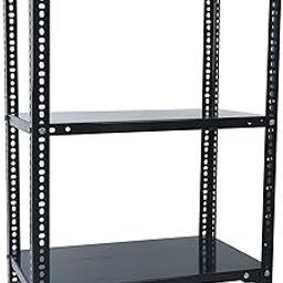SMR Prime CRC Sheet 24 Gauge Multipurpose Slotted Angle Rack with 3 Shelf For Home, Office & Industry - (30x30x15 In, 9.4 Kg | 16 Gauge Angle-Grey)-image-70