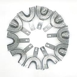 INDIAN Addler Dental Metal Impression Tray Made Set Of 10.(L0,L1,L2,L3,L4 Size And U0,U1,U2,U3,U4 Size).-27