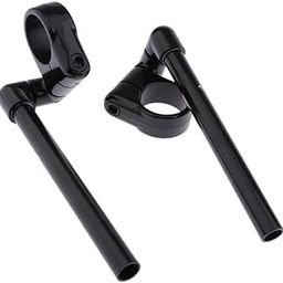 THE STYLE SUTRA® 52mm CNC Alloy Handlebars Grips Adjustable Clip On Fork for Motorbike Black| Parts & Accessories | Motorcycle Parts | Handlebars, Grips & Levers-10