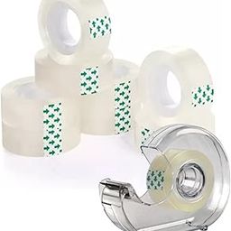 Sello Tape with Dispenser 5 Roll Sello Tape with 1 Dispenser (Pack of 1 Set) Get Organized with Cello Tape Cutter A Handy Solution for Your Packaging Needs-picture-19