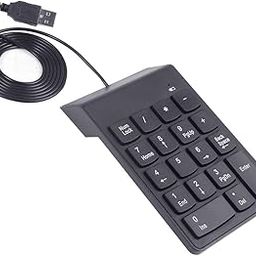 USB Numeric Keypad - 18 Key Number Keyboard for Laptop, Notebook, PC, Computer-12