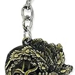 AUGEN Premium Krishna Gold Stainless Steel Keychain Metal For Gifting With Key Ring Anti-Rust (Pack Of 1)-picture-47