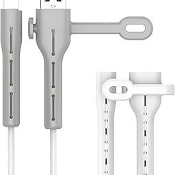 Charging Cable Protector For Mobile Charger Cord Protector For Wires Usb Data Cable Cover Laptop Mobile Earphones Accessories Wire Organizer [Usb To C-Type ] (Pack Of 2) Multicolored-29
