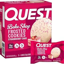 Quest Frosted Cookie, Protein Cookie, 8/box (Strawberry Cake)-image-22