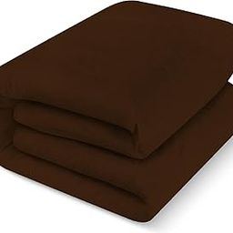 ADBENI HOME Bedding Waterproof Mattress Protector Medium Single Size, Premium Terry Mattress Cover 200 GSM, Breathable, Fitted Style with Stretchable Pockets (Coffee)-image-2