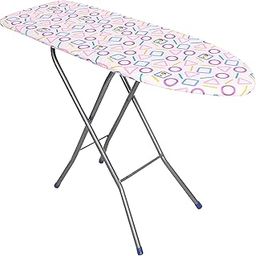 FLIPZON Wooden Self Standing 15" Folding Premium Ironing Board/Table with Iron Holder, Foldable & Adjustable (122 x 38 cm) - (Make in India)-0