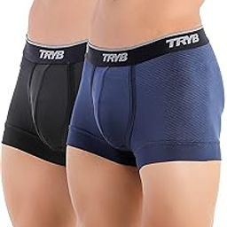 Pro Mens Sport Performance Stretch Underwear Quick Dry Moisture Wicking Athletic Active Kooltex Short Boxer Trunk - Pack of 2-image-81