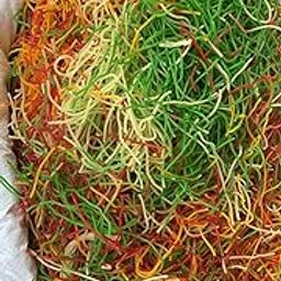 Grocery Connect Ready to Fry color-Stick-Papad Fryums Crunchy Papad Chips Snacks Pellets (1800gram)-image-31