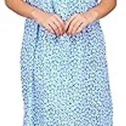 Breezly Women's Pure Cotton Night Dress Nighty for Women Multicolour-picture-8