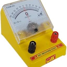 Om Meters EDM-80 Desk Stand Analog 50-0-50 Galvo Moving Coil Galvanometer (Yellow)-picture-25