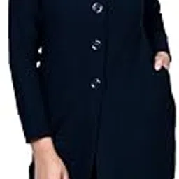 twenty me Winter Wear Casual Acrylic Wool Full Sleeve with Pockets Women's Extra Long Cardigans (4328)-picture-2