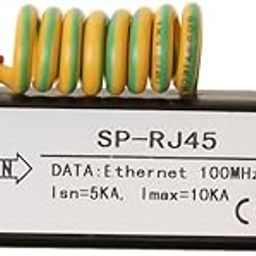 ELBME® Network Rj45 Adapter Ethernet LAN Surge Protector Surge Suppressor for Thunder & Lightning Arrester Applied-16