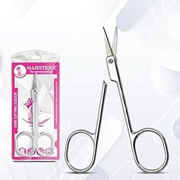 Majestique Professional Cuticle Scissors | Shaving Scissors, Moustache, Beard, Eyebrow Scissors Toenails | Sharp Cuticle Scissors | Trimming Scissor for Men and Women (Pack 1)-image-18