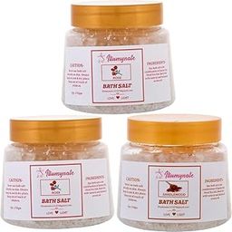 ILLUMYNATE Combo Rose & Sandalwood Bath Salt 250g for Body Muscle Pain Relieffor Men & Women (Pack of 3)-image-63