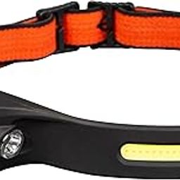 Groz Smart Head Lamp Rechargeable | 5W Flood & 3W Spotlight | 350 Lumens, 230° Coverage | Type-C Charging | Trekking Headlamp, Cycling, Camping, Hiking, & Industrial Use | LED/250-picture-6