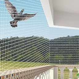 BENAVJI Bird Net/Anti Bird Net/Pigeon Net/Garden Net/Bird Control Net UV Stabilised HDPE Monofilament Netting Solution Natural Color (10 FT X 8 FT)-0