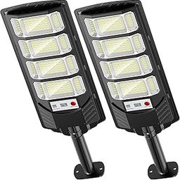 OKPRO Solar Lights for Outside- S192HJ 6000K LED Dusk to Dawn Solar Light, Solar Flood Lights with Motion Sensor and Remote Control, Garage,Yard,Parking Lot etc 2-Pack-picture-21