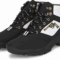 RESTINSHOES Men's Stylish Ankle Boots | Lace-Up Design | Durable & Comfortable Outdoor Footwear-picture-2
