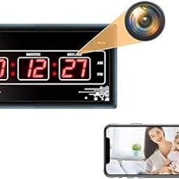 WiFi Digital Wall Clock | Wireless Hidden Camera with Live Feed | 1080p HD Audio Video Recording Camera | Watch Live 24 Hours Home and Office Surveillance Security Camera (iWFCAM APP)-10