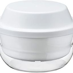 HARIO XMK-120-W Glass Microwave Steamer, Full Capacity 46.2 fl oz (1,200 ml), White, Easy Cooking in Microwaves, Home Rice, Made in Japan-picture-11