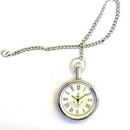 Classic Nickle Anchor Dial - Antique Pocket Gandhi Watch Royal Look Indian Handicraft Gift Item-image-92