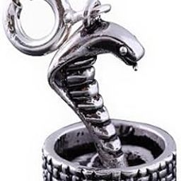Jewellery 925 Sterling Silver Charm Pendant | Sapera the Charm Pendanted Snake Charm Pendant, Fits in Bracelets, Chains and Necklace for Men Women-image-32