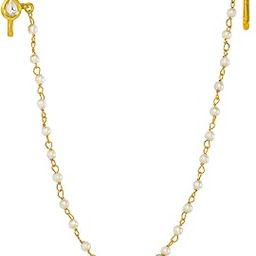 Kundhan Clip-on Nathiya with Pearl Chain Gold Color Besar Nose Ring Nath Moti Chain Hoop for Girl & Women(Tear Shape)-image-36