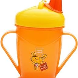 Mee Mee 360° Baby Trainer Sipper with Soft Spout | Anti-Leak & Spill-Proof Sippy Cup for Baby/Kids | Non-Toxic & BPA-Free, Lightweight & Easy Grip Handles, 180 ml, Orange-12