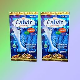 Calvit Ayurvedic Calcium Suspension with Vitamins and Minerals, 450ml, Pack of 2-image-66