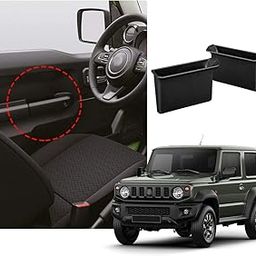 Moonmen Front Row Door Side Storage Box for Suzuki Jimny, Handle Pocket Armrest Phone Container 2019-2022 Accessories-13