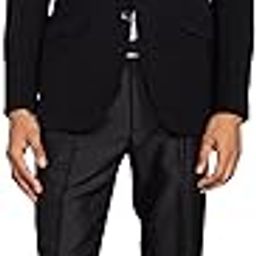 Polyester Blend Men's Full Sleeve Contemporary FIT Dark Maroon Formal Suit (RIDY00298-M7 104)-picture-14