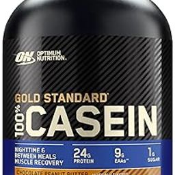 Optimum Nutrition (ON) Gold Standard 100% Casein Protein Powder - 4 lbs, 1.82 kg (Chocolate Peanut Butter)-image-0