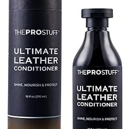 The Pro Stuff - Ultimate Car Leather Conditioner | Shine, Nourish, Protect | Easy Apply, Long Lasting, No-Residue | Leather Care for Car, Upholstery, Couch, Glove, Jacket, Purse, Shoe | 295ml-18