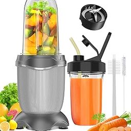 Smoothie Blender - Upgraded 850W Compact Personal Blender for Smoothies and Smoothies, Frozen Drink Juices, Sauces | Kitchen Mixer with To-Go Cups and 26 Spout Lids-25
