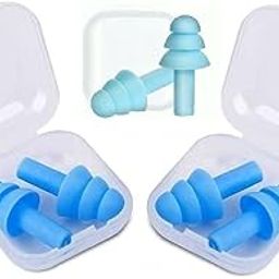 Ear Plugs For Sleeping Noise Canceling Ear Plugs Soft Reusable Silicone Earplugs Waterproof Noise Reduction Earplugs for Concert, Swimming,Study, Loud Noise, Snoring Multicolor (3)-27